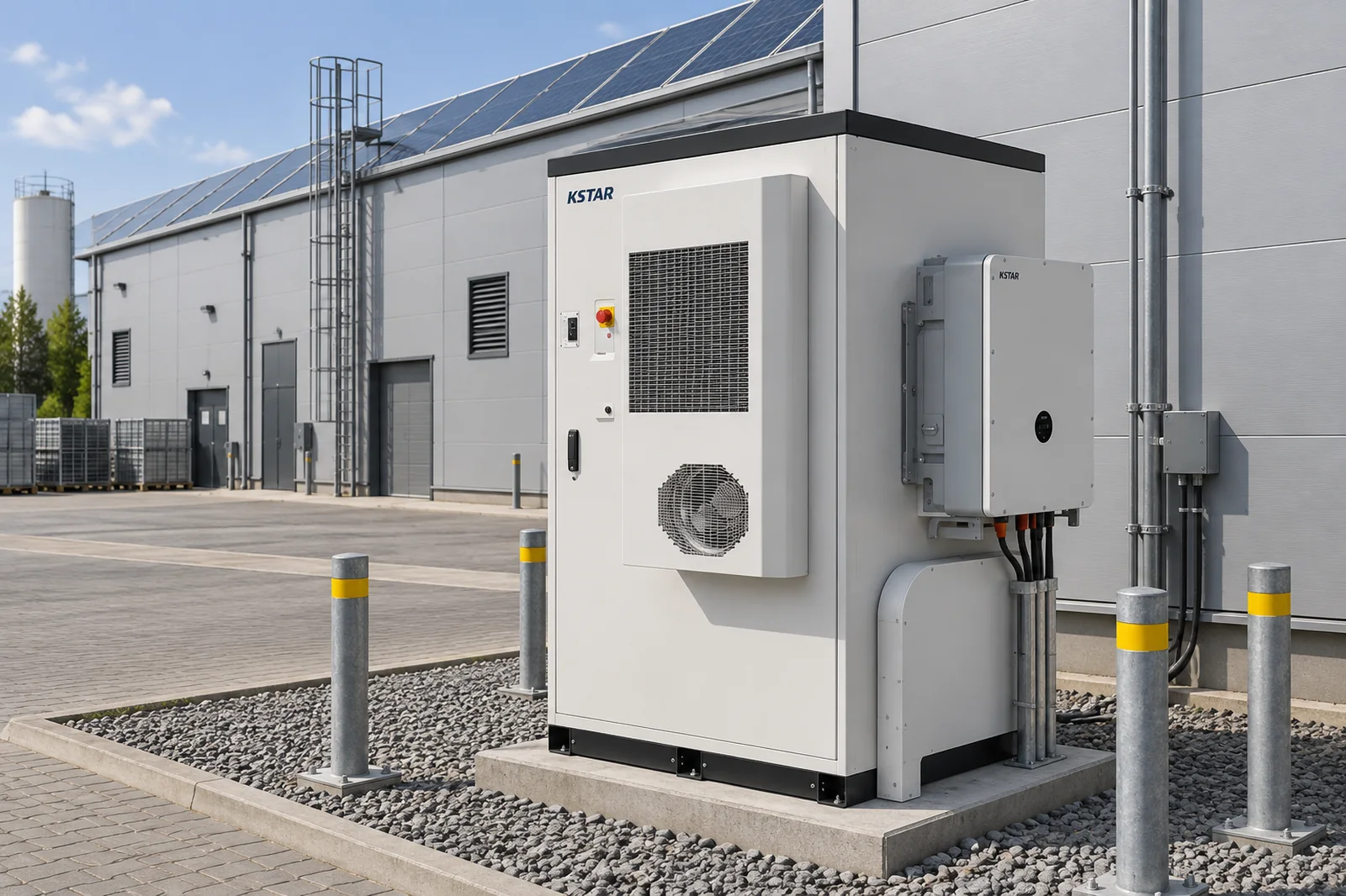 KSTAR BluePulse 197 — Zasilanie zakładu produkcyjnego magazynem energii
