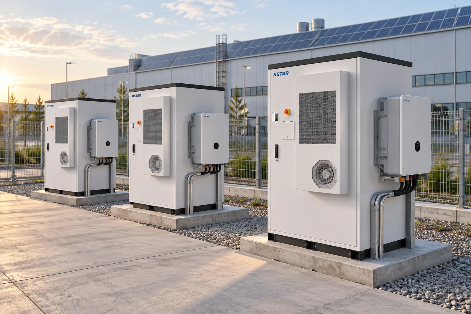 KSTAR BluePulse 233 — Klaster magazynów energii przy dużym obiekcie