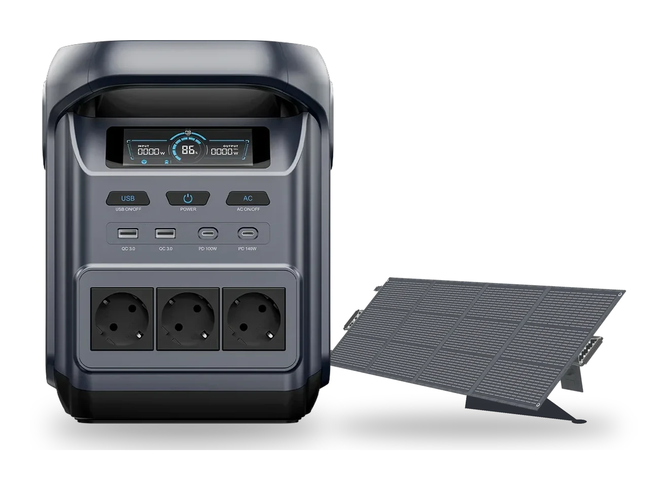 ABOK Elux 1 z panelem solarnym 200 W