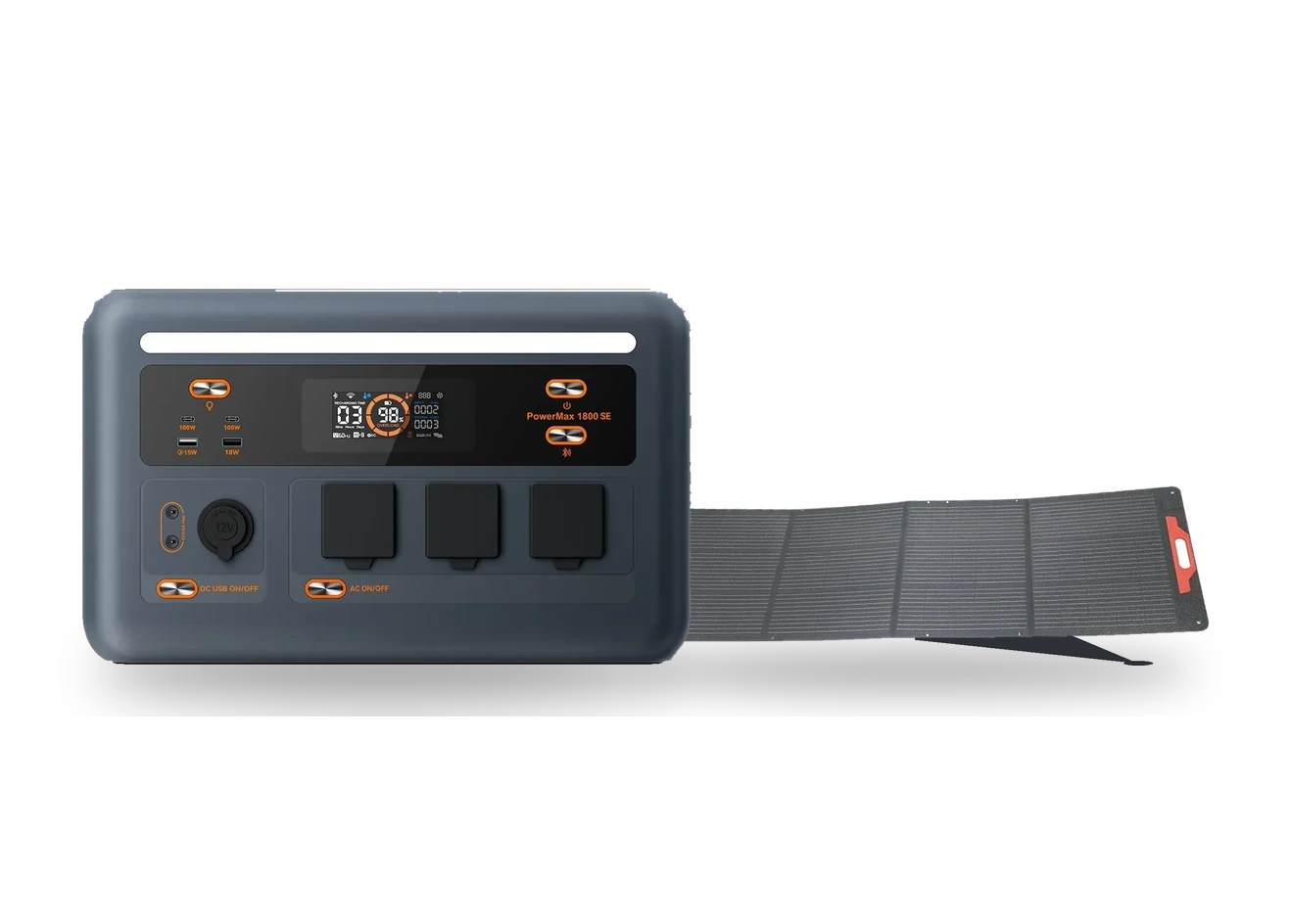 OSCAL PowerMax 1800SE z panelem solarnym 200 W