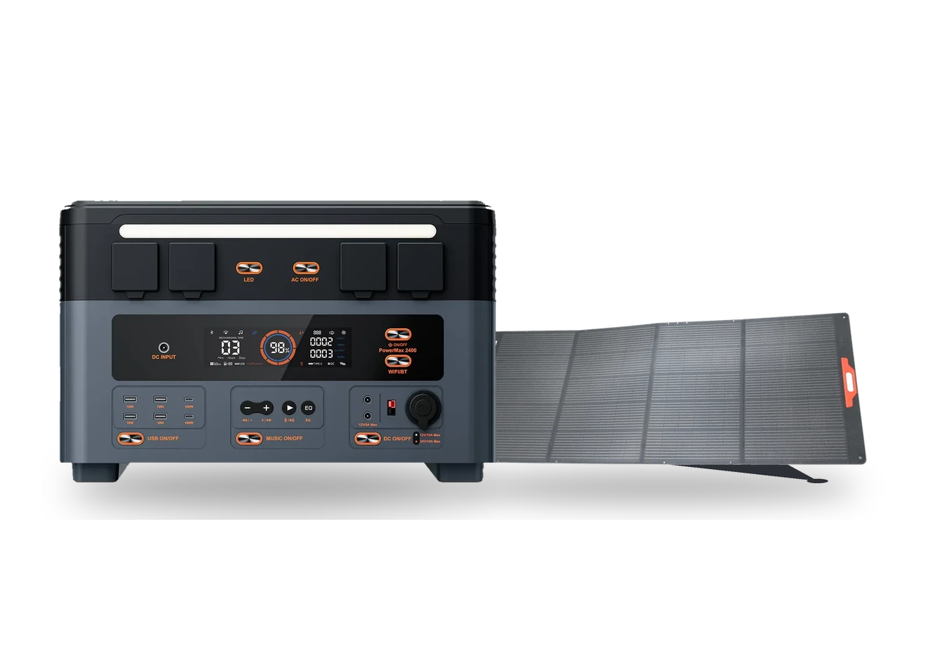 OSCAL PowerMax 2400 z panelem solarnym 400 W