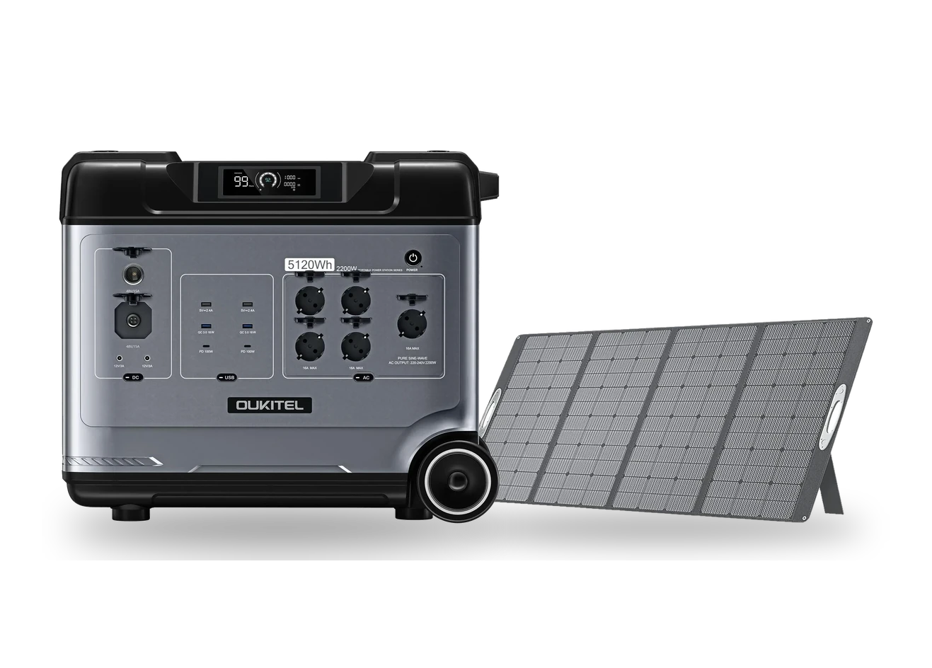 OUKITEL P5000 z panelem solarnym 400 W