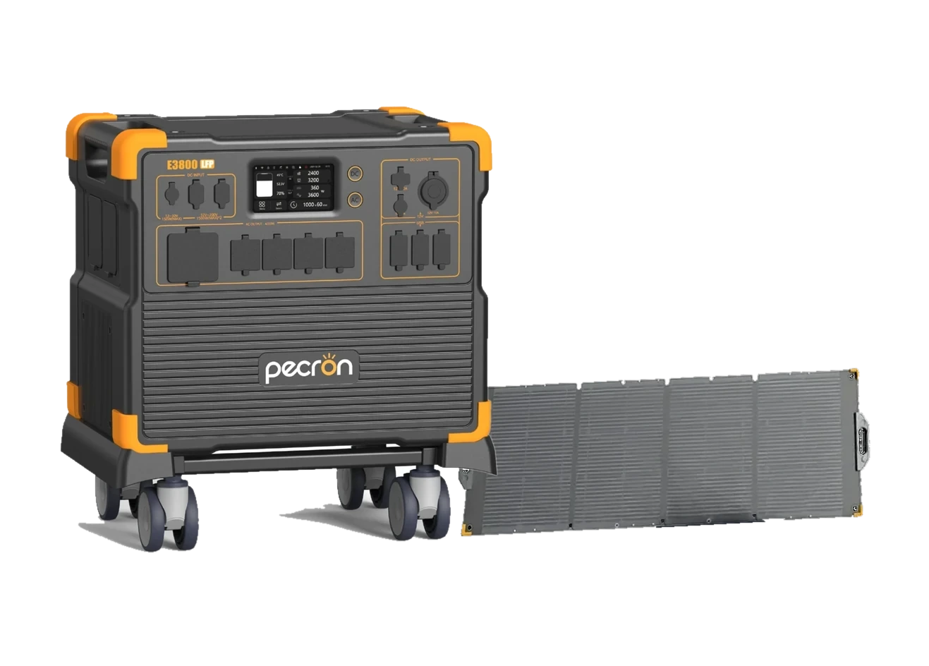 PECRON E3800 z panelem solarnym 300 W