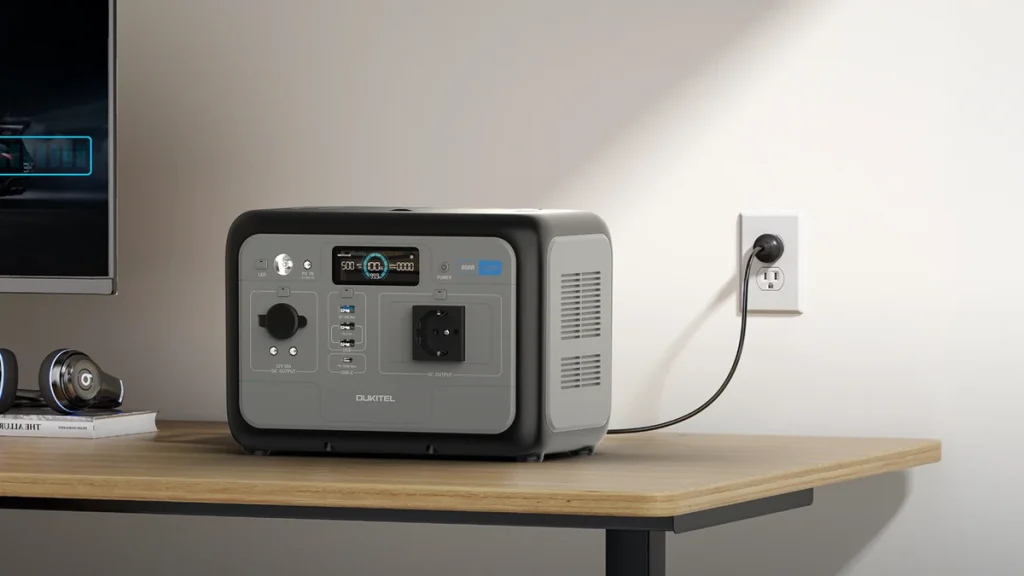 Kompaktowa stacja zasilania Oukitel P800 o pojemności 512 Wh i mocy 800 W