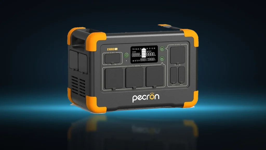 Przenośna stacja zasilania Pecron E1000 o pojemności 1024 Wh i mocy 1800 W