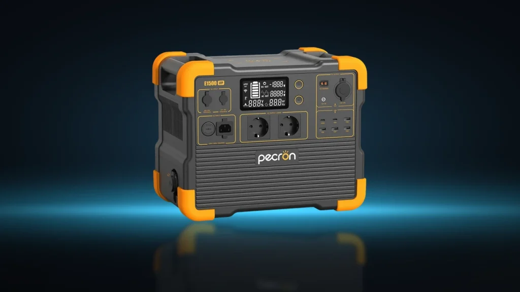 Przenośna stacja zasilania Pecron E1500 o pojemności 1536 Wh z trybem UPS