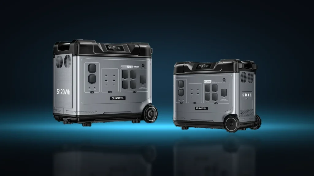 Stacje zasilania Oukitel P5000 Pro i P5000 - dwa warianty 5,1 kWh o różnej mocy falownika