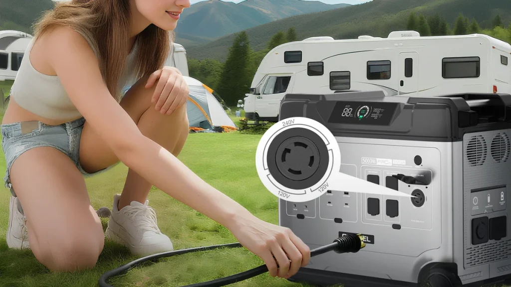 Stacja zasilania Oukitel BP5000 Pro Max 5,1 kWh z modułami rozszerzającymi B2000
