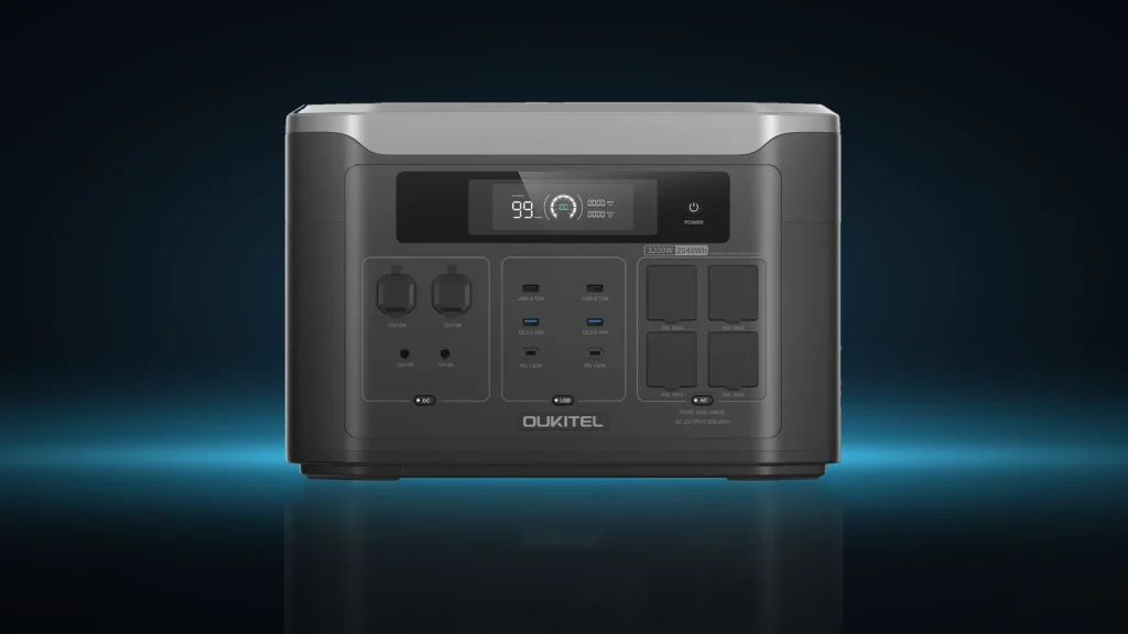 Przenośna stacja zasilania OUKITEL BP3000 - modułowa jednostka 2 kWh z rozbudową do 16,4 kWh