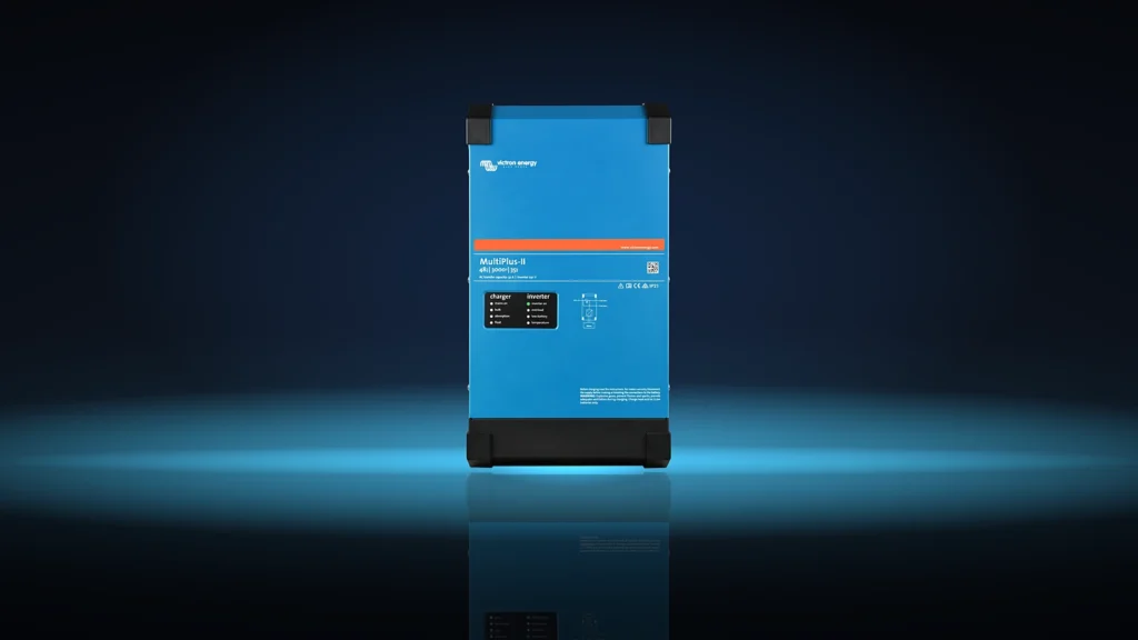 System Victron MultiPlus-II z baterią BYD Battery-Box LVS i kontrolerem Cerbo GX w pomieszczeniu technicznym